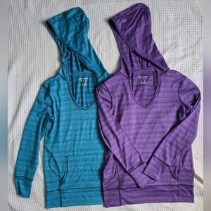 TWO Champion Women's Sweaters in Blue and Purple